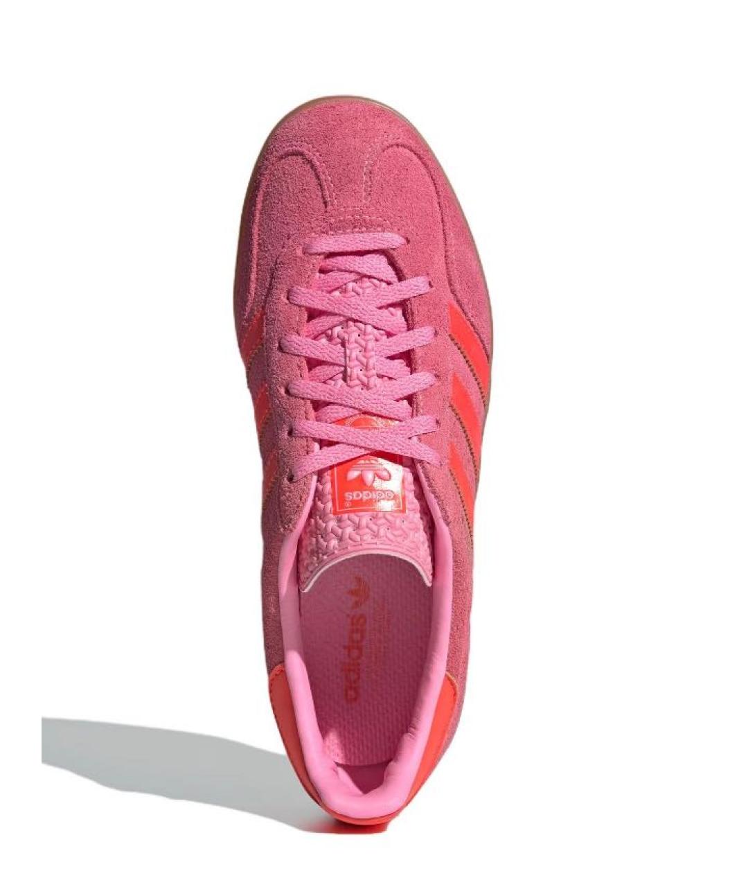 ADIDAS Розовые замшевые кроссовки, фото 3