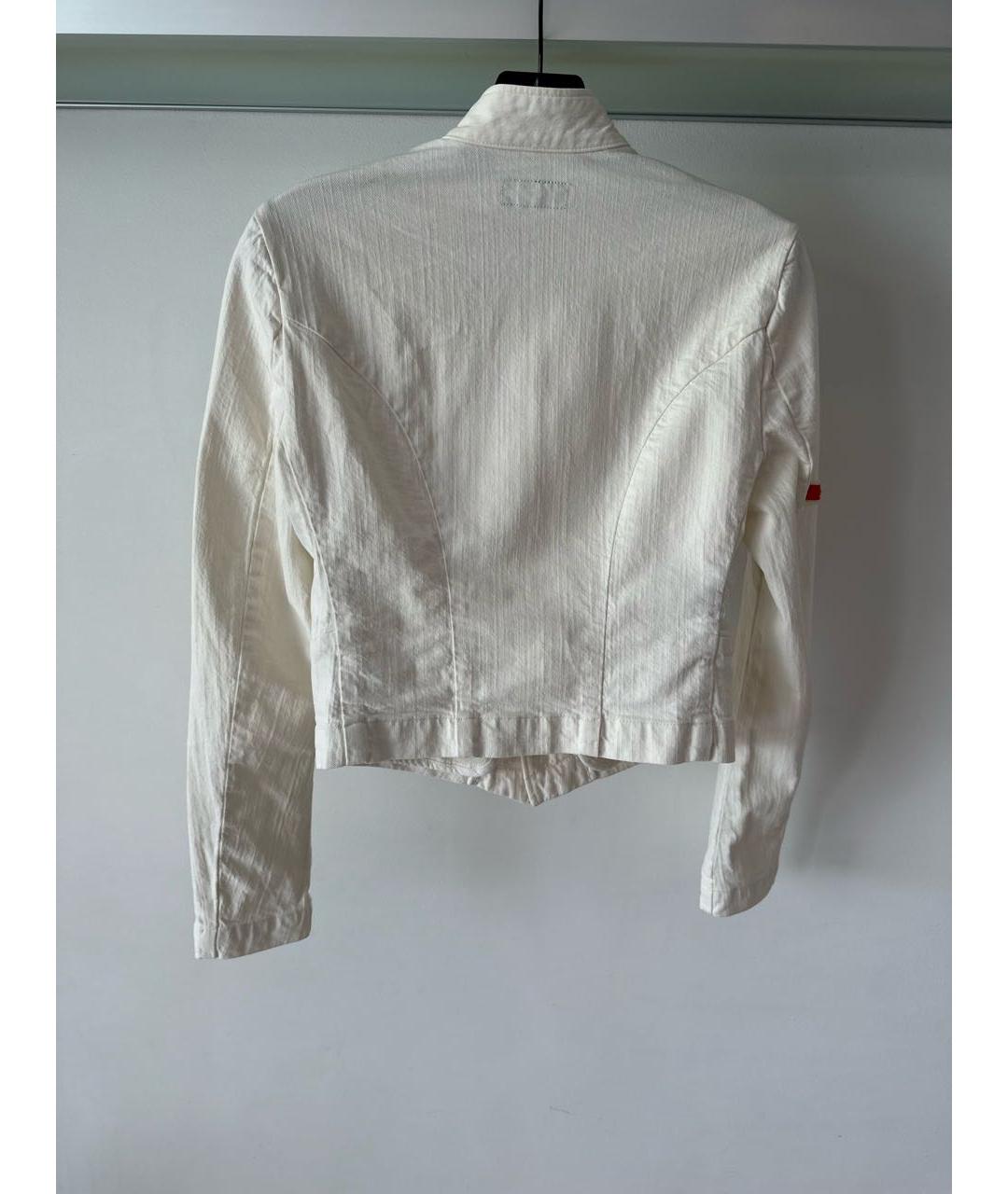 POLO RALPH LAUREN Белый хлопковый жакет/пиджак, фото 3
