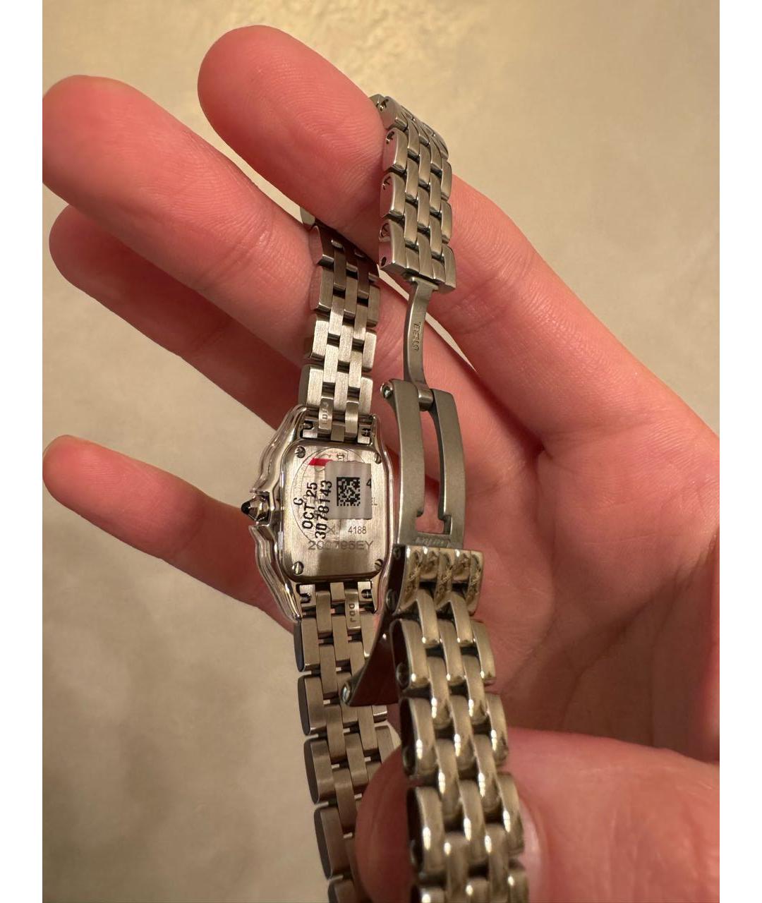 CARTIER Серебряные металлические часы, фото 4