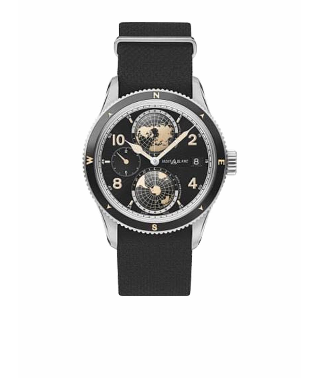 MONTBLANC Черные металлические часы, фото 1