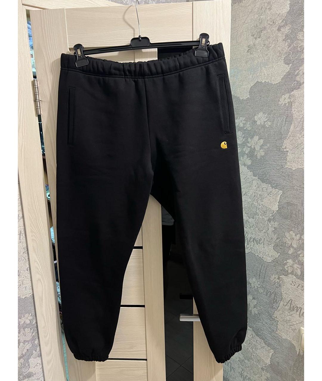 CARHARTT WIP Черные хлопковые повседневные брюки, фото 6