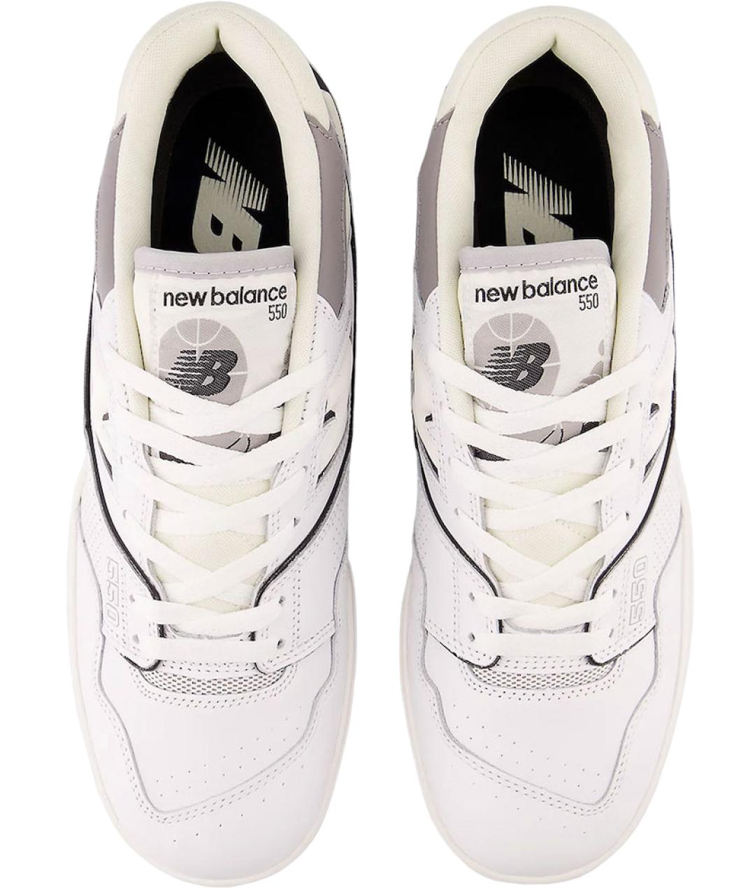 NEW BALANCE Серые кожаные кроссовки 550 для женщин – купить в интернет ...