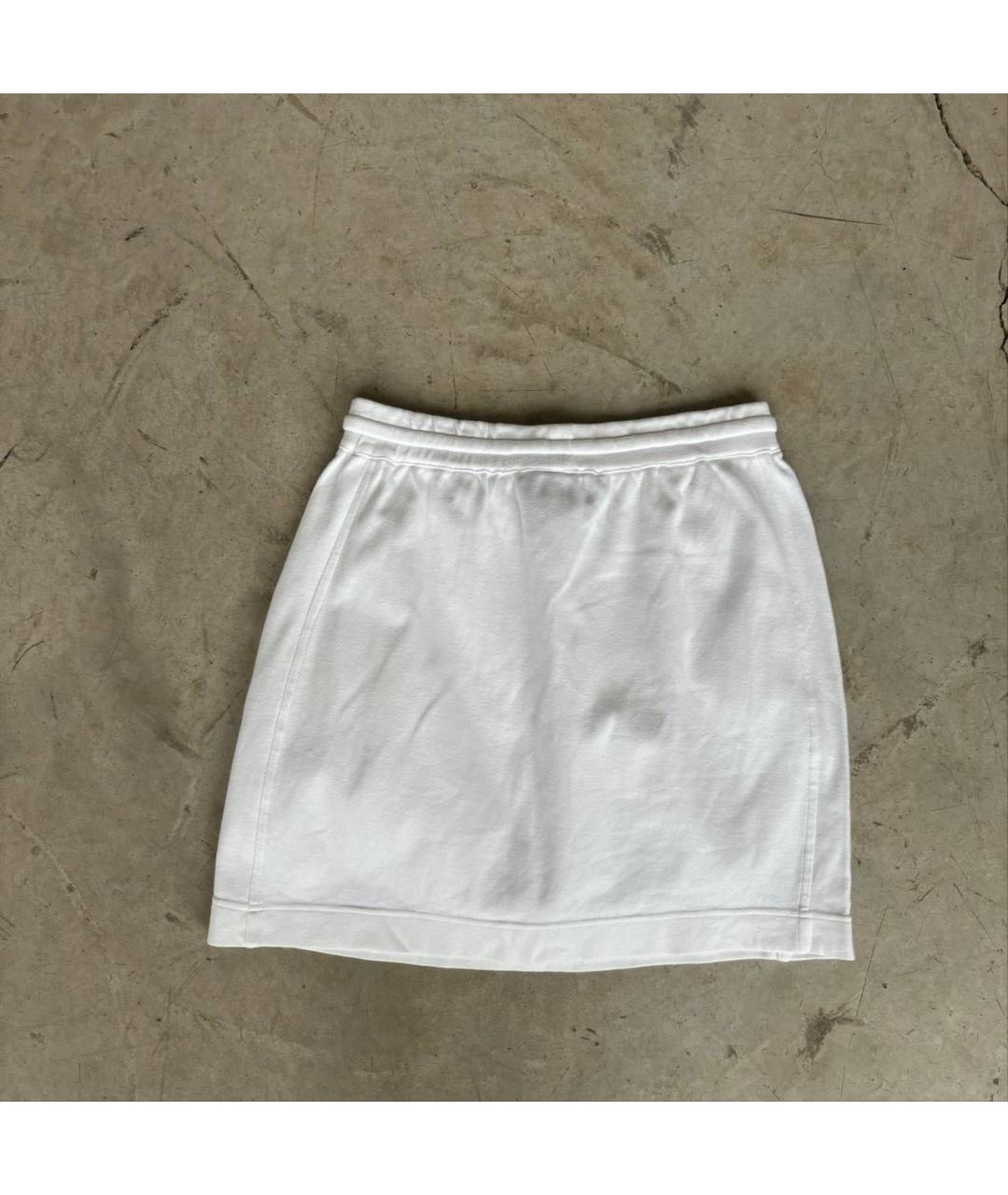 ESCADA Белая хлопковая юбка мини, фото 2