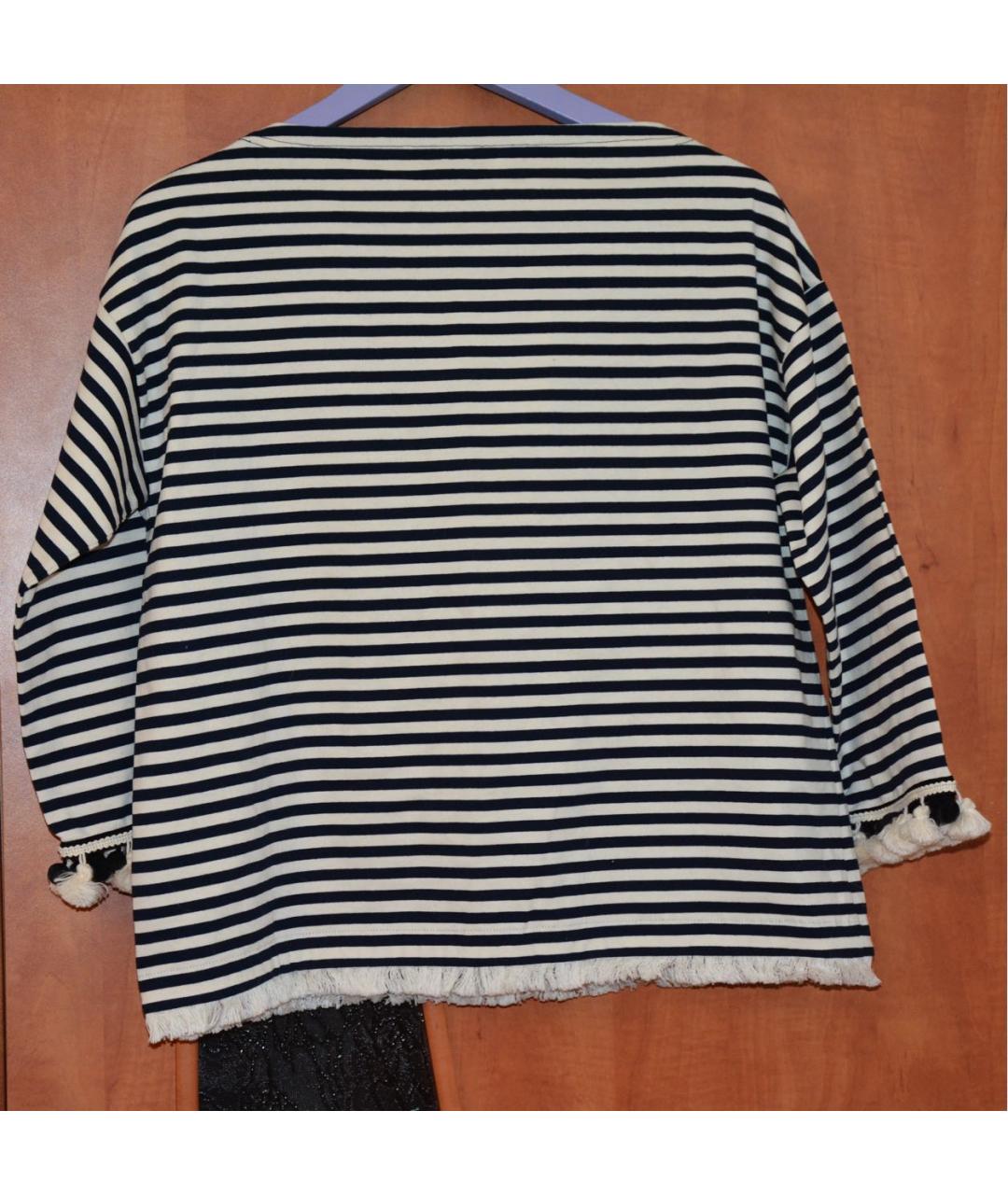 MONCLER Синий хлопковый джемпер / свитер, фото 2