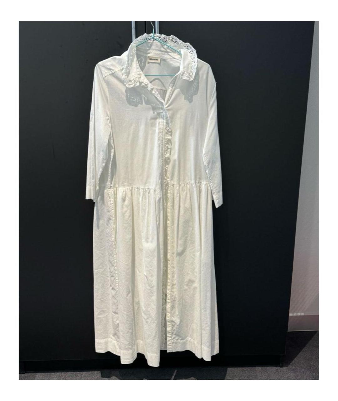ZADIG & VOLTAIRE Белое повседневное платье, фото 6
