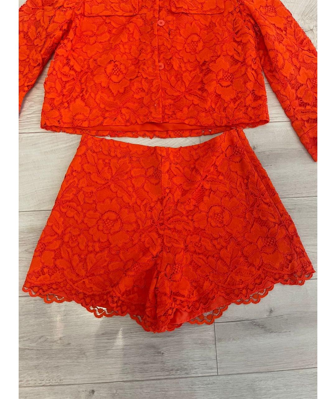 SANDRO Оранжевый костюм с юбками, фото 2