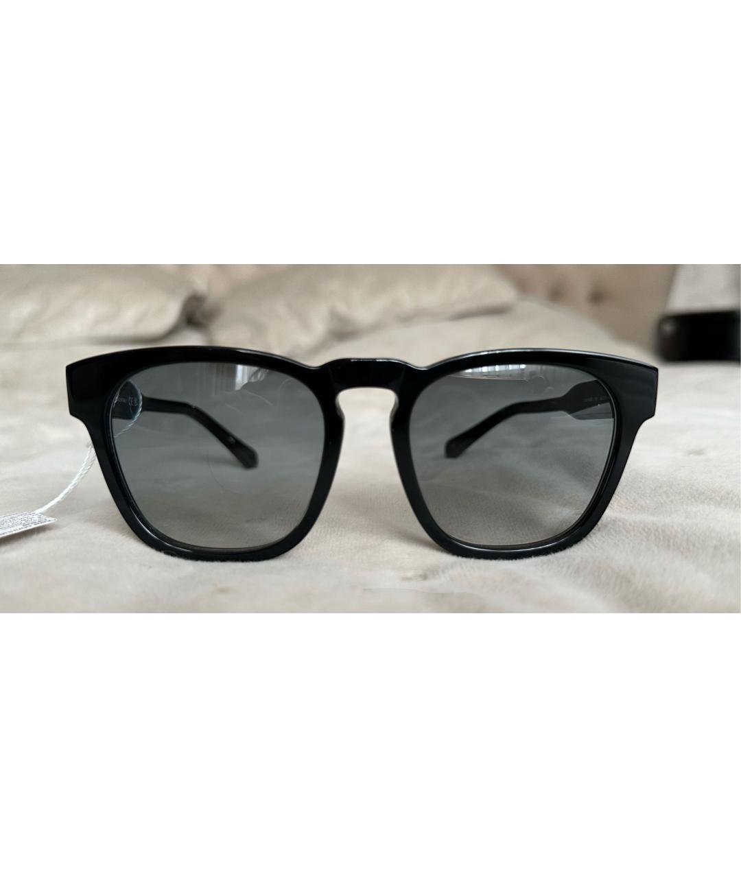 CHLOE Черные пластиковые солнцезащитные очки, фото 2