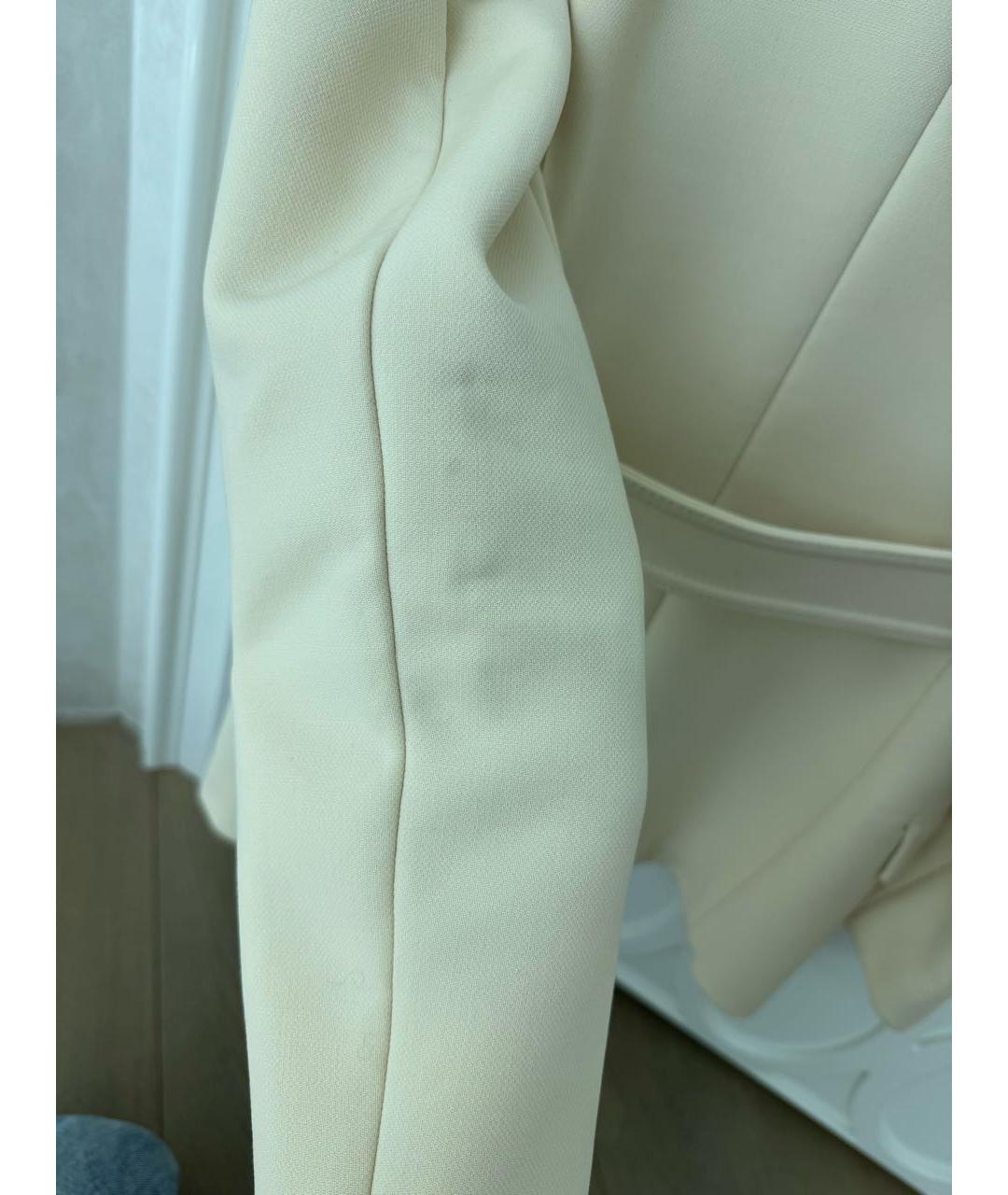 GUCCI Белое шерстяное пальто, фото 6