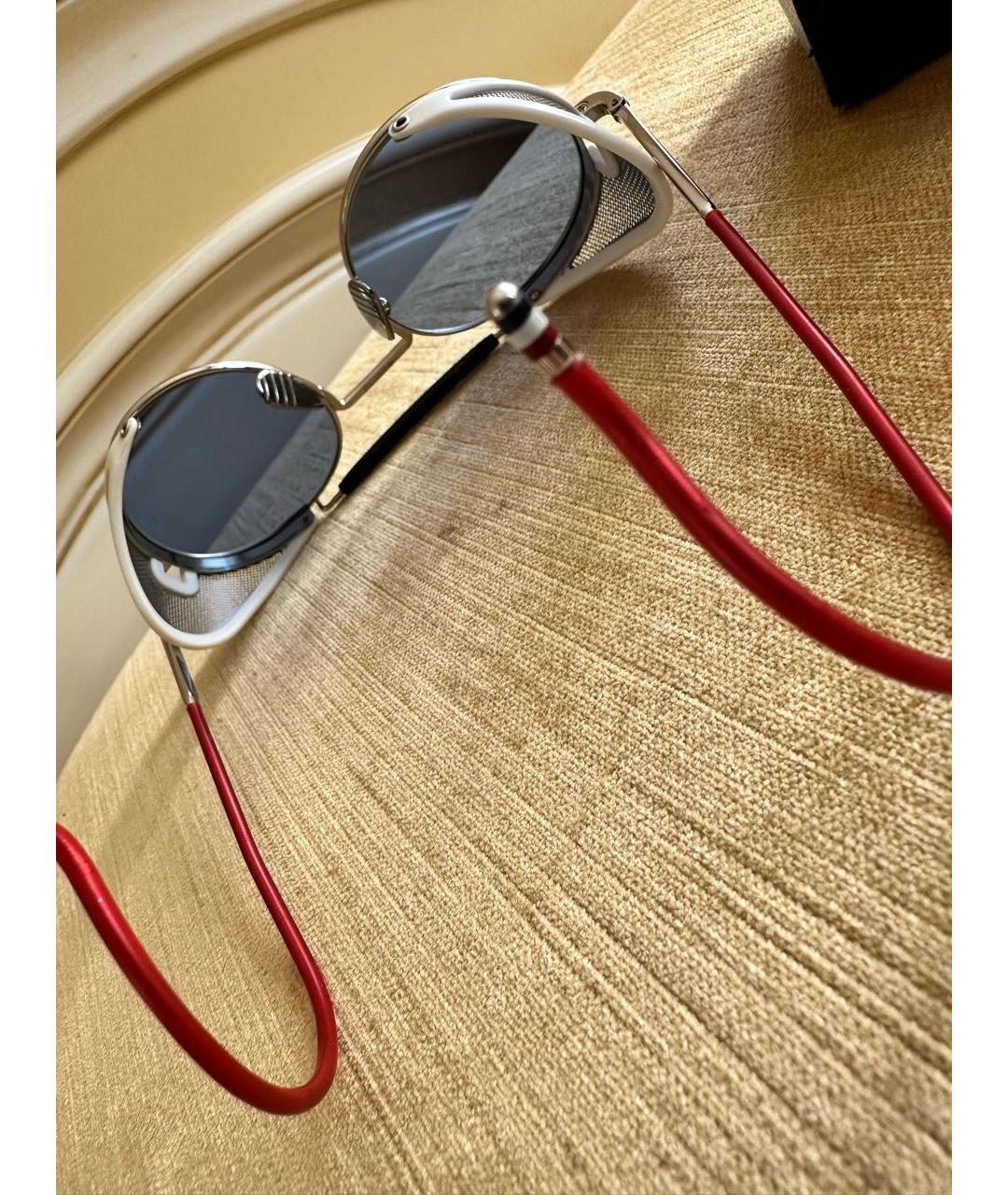 THOM BROWNE Темно-синие металлические солнцезащитные очки, фото 8