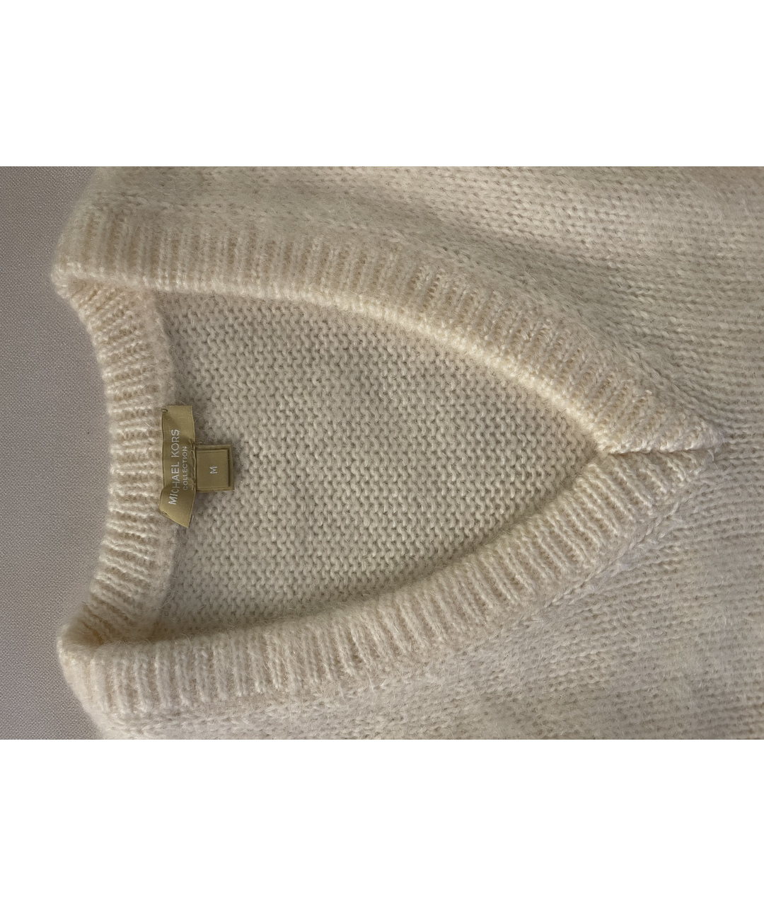 MICHAEL KORS COLLECTION Белый шерстяной джемпер / свитер, фото 2