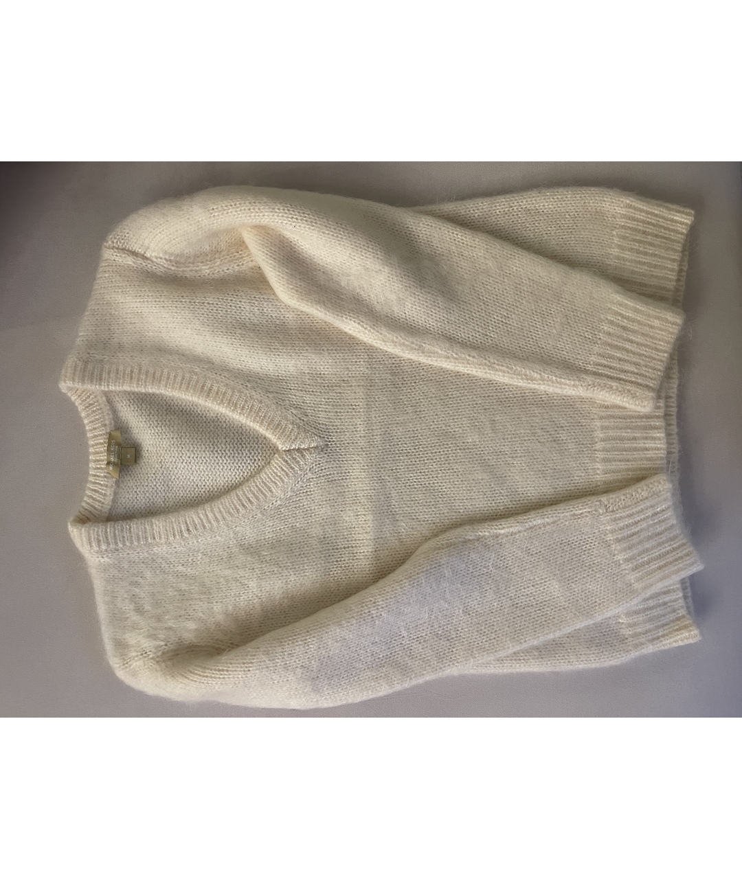 MICHAEL KORS COLLECTION Белый шерстяной джемпер / свитер, фото 3