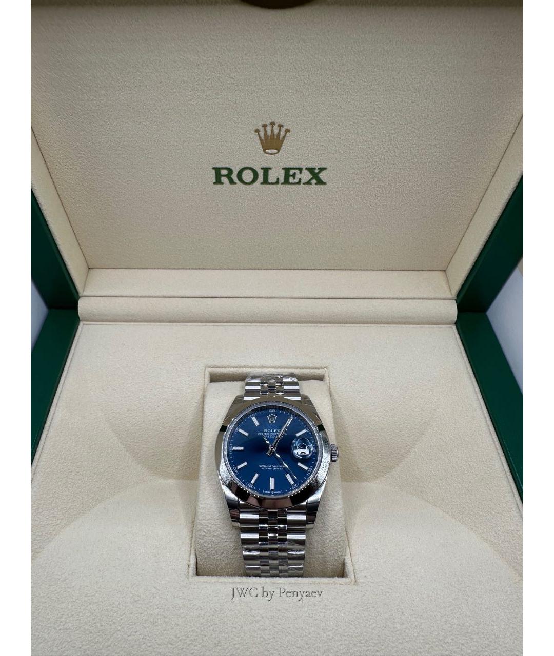 ROLEX Синие часы, фото 2