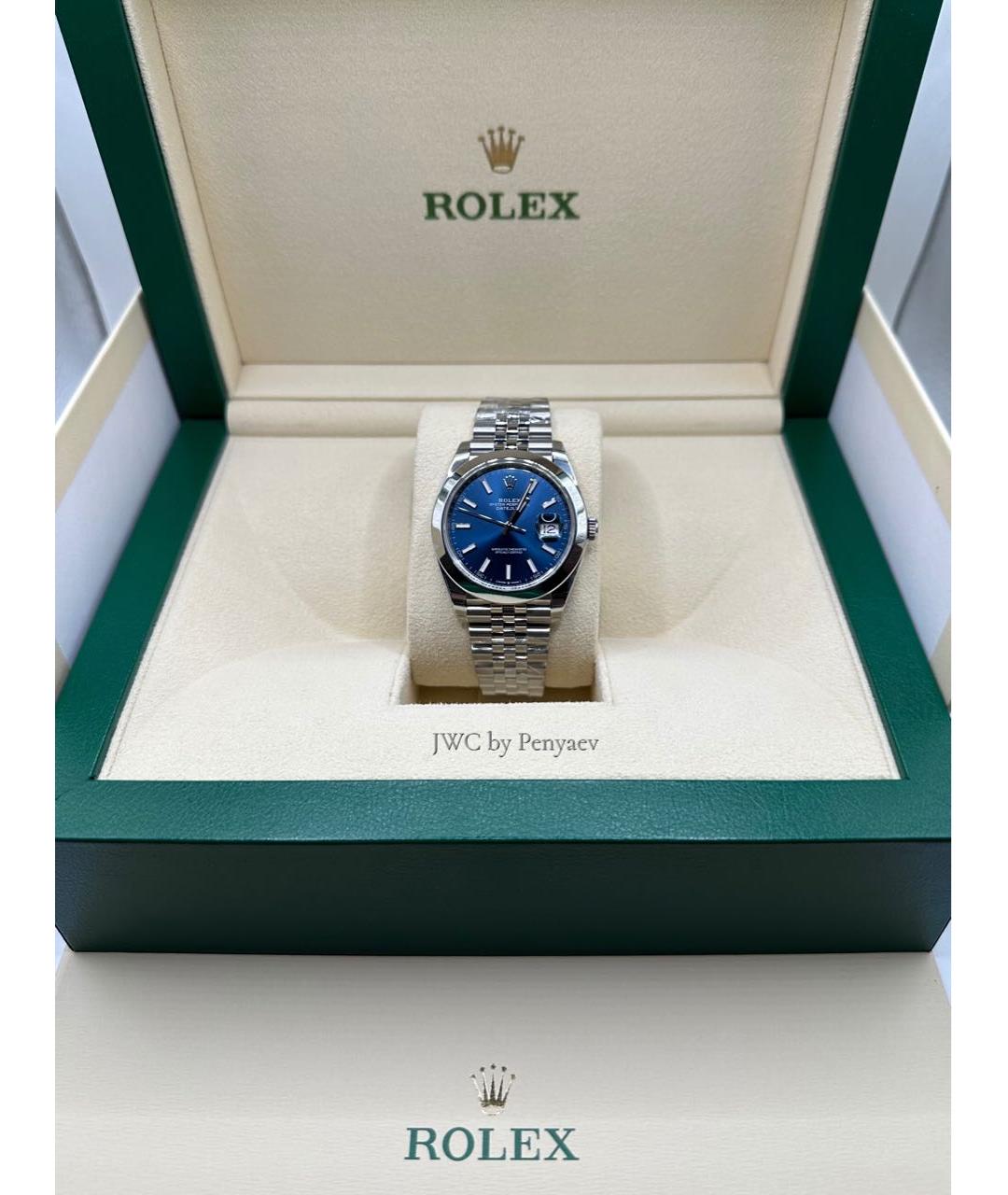 ROLEX Синие часы, фото 7