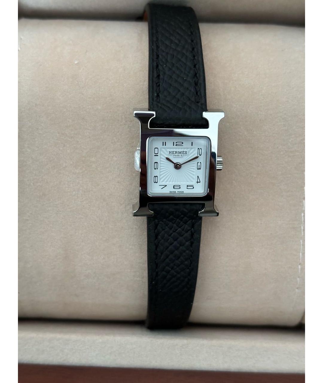HERMES PRE-OWNED Серебряные металлические часы, фото 5