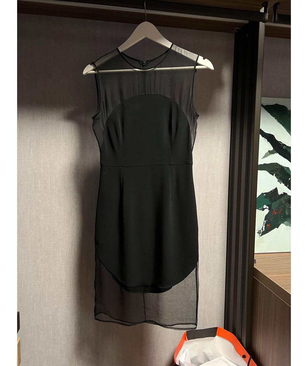 STELLA MCCARTNEY Черное шифоновое вечернее платье, фото 5