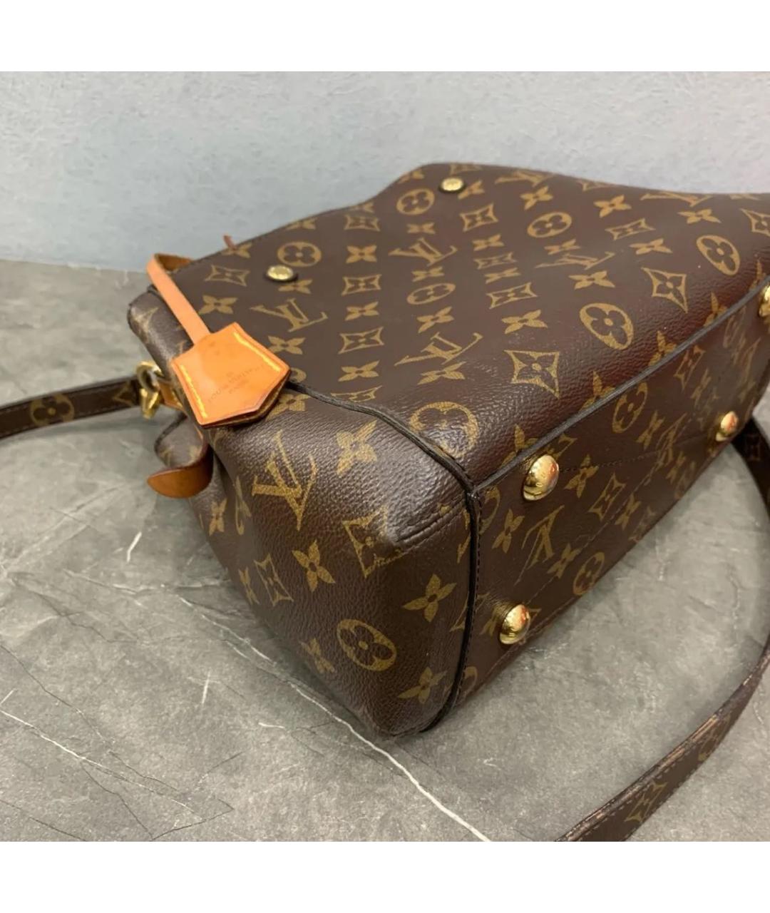 LOUIS VUITTON PRE-OWNED Коричневая сумка через плечо, фото 6