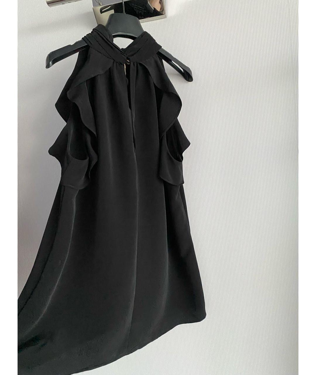 RACHEL ZOE Черная полиэстеровая блузы, фото 3