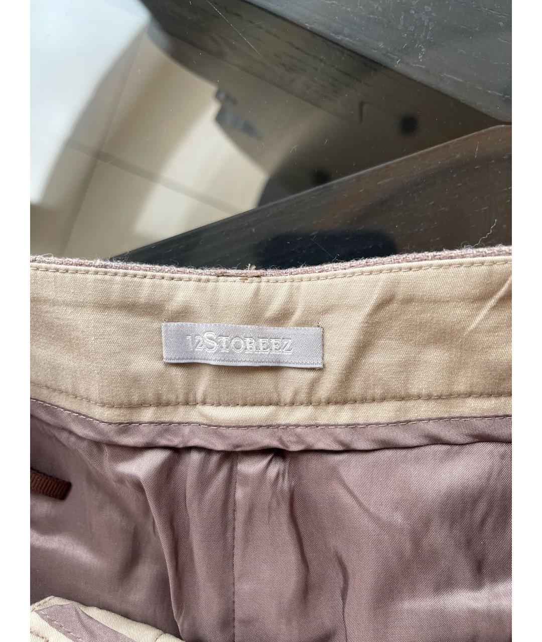 12 STOREEZ Розовые шерстяные брюки широкие, фото 2