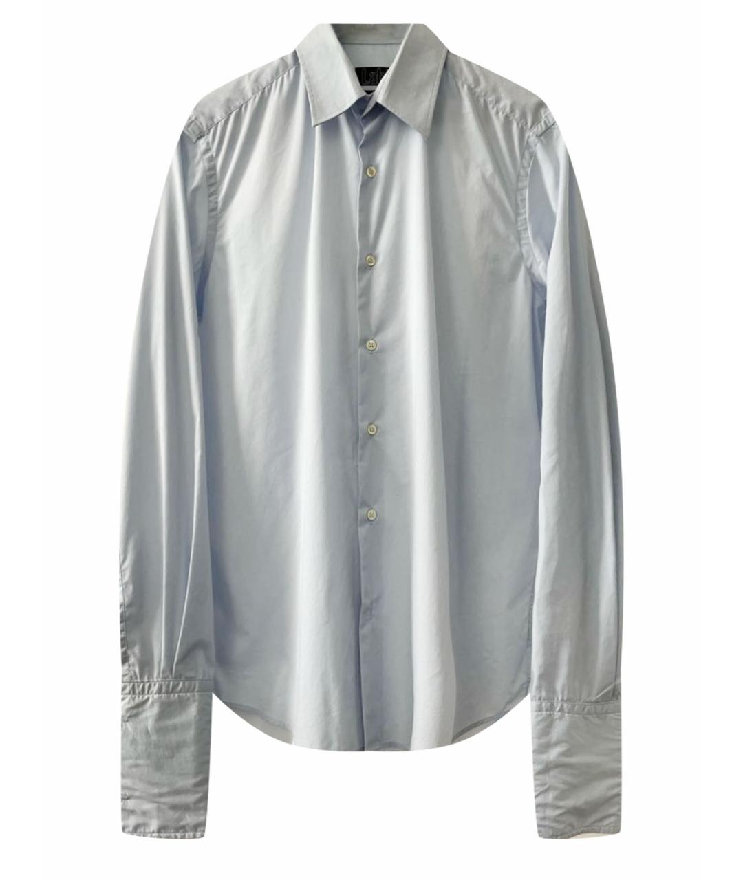 PAL ZILERI Голубая хлопковая классическая рубашка, фото 1