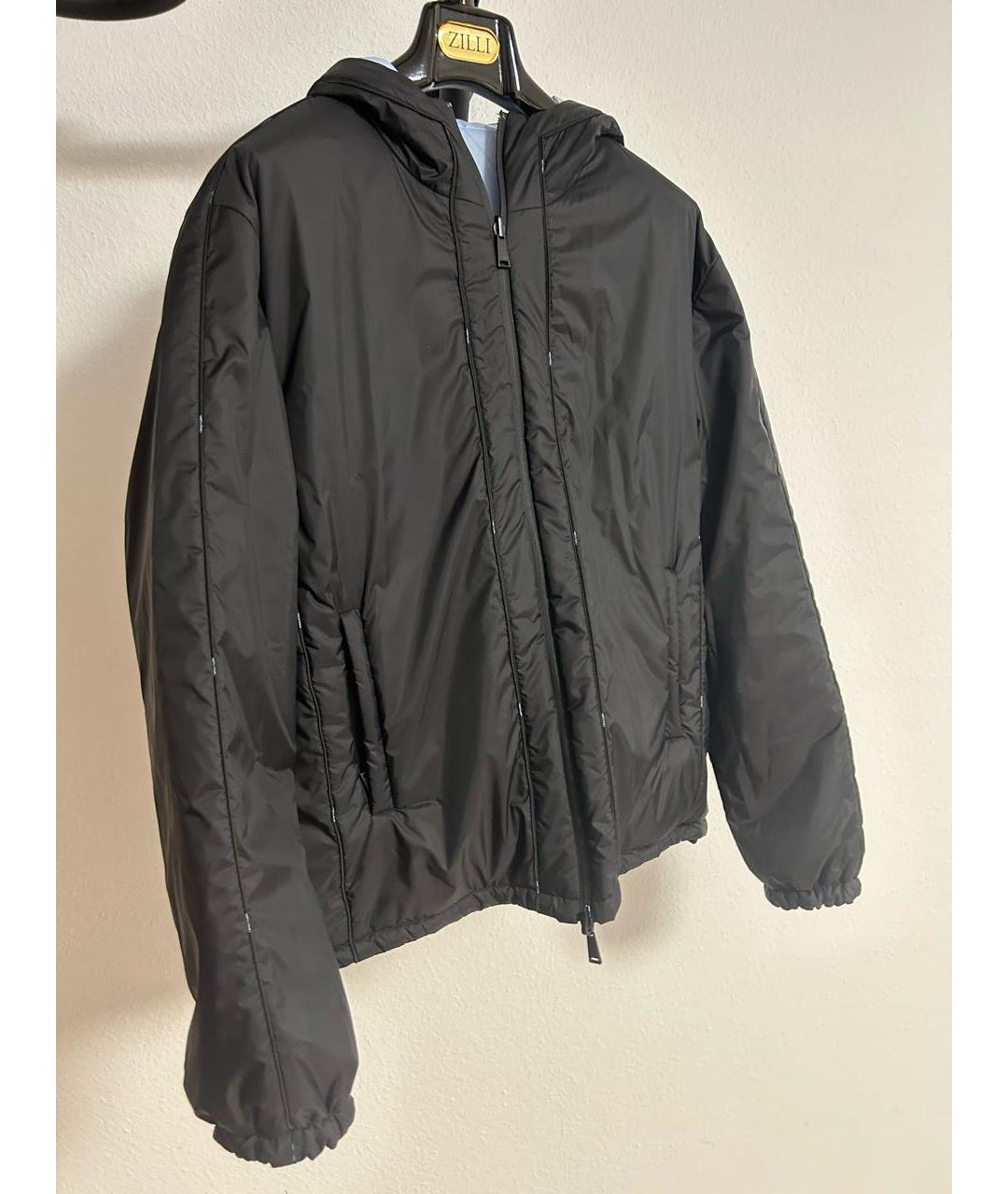 FENDI Черная полиамидовая куртка, фото 6