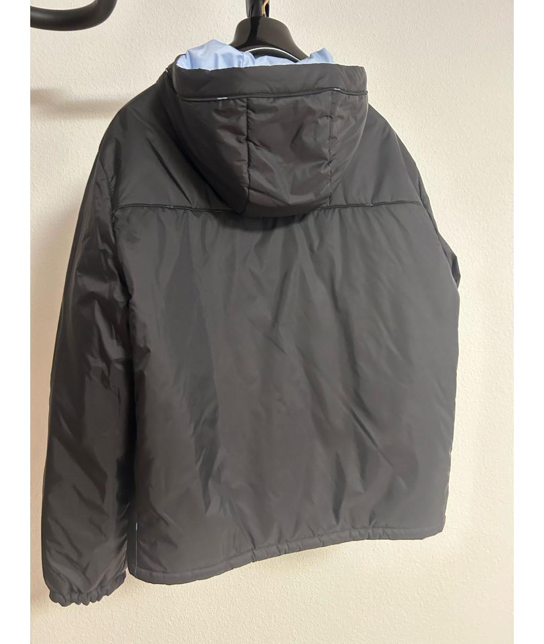 FENDI Черная полиамидовая куртка, фото 2