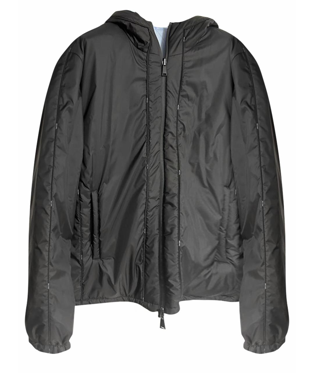 FENDI Черная полиамидовая куртка, фото 1
