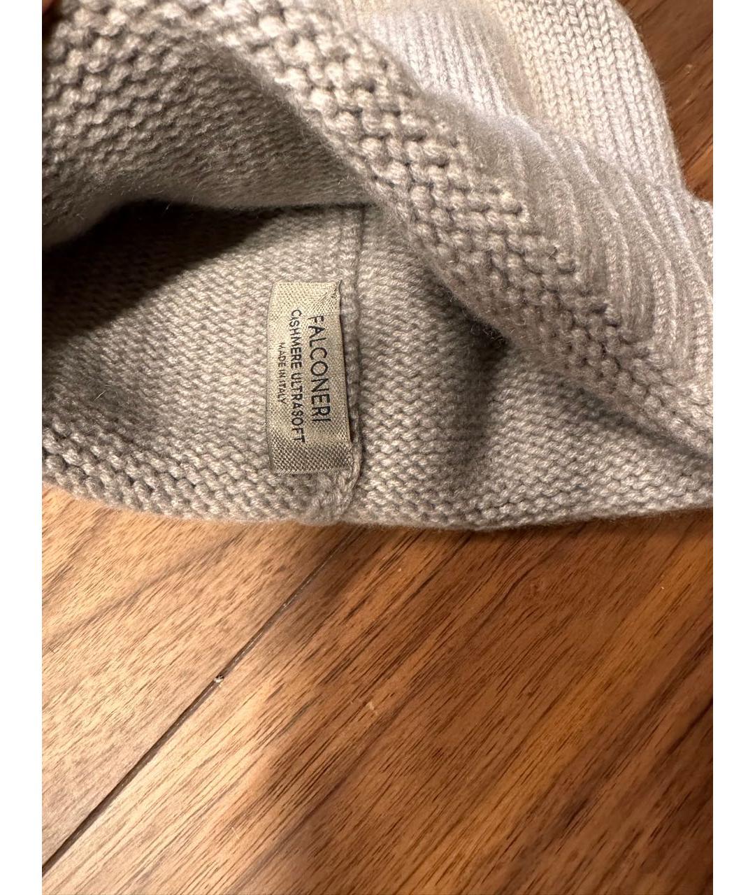 FALCONERI Серая кашемировая шапка, фото 2
