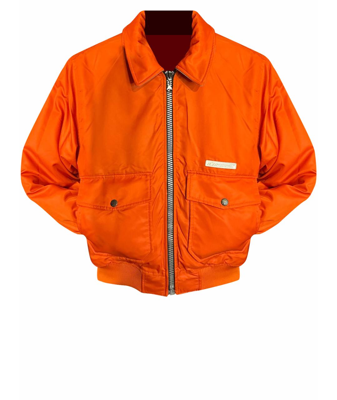 DIESEL Оранжевая полиэстеровая куртка, фото 1