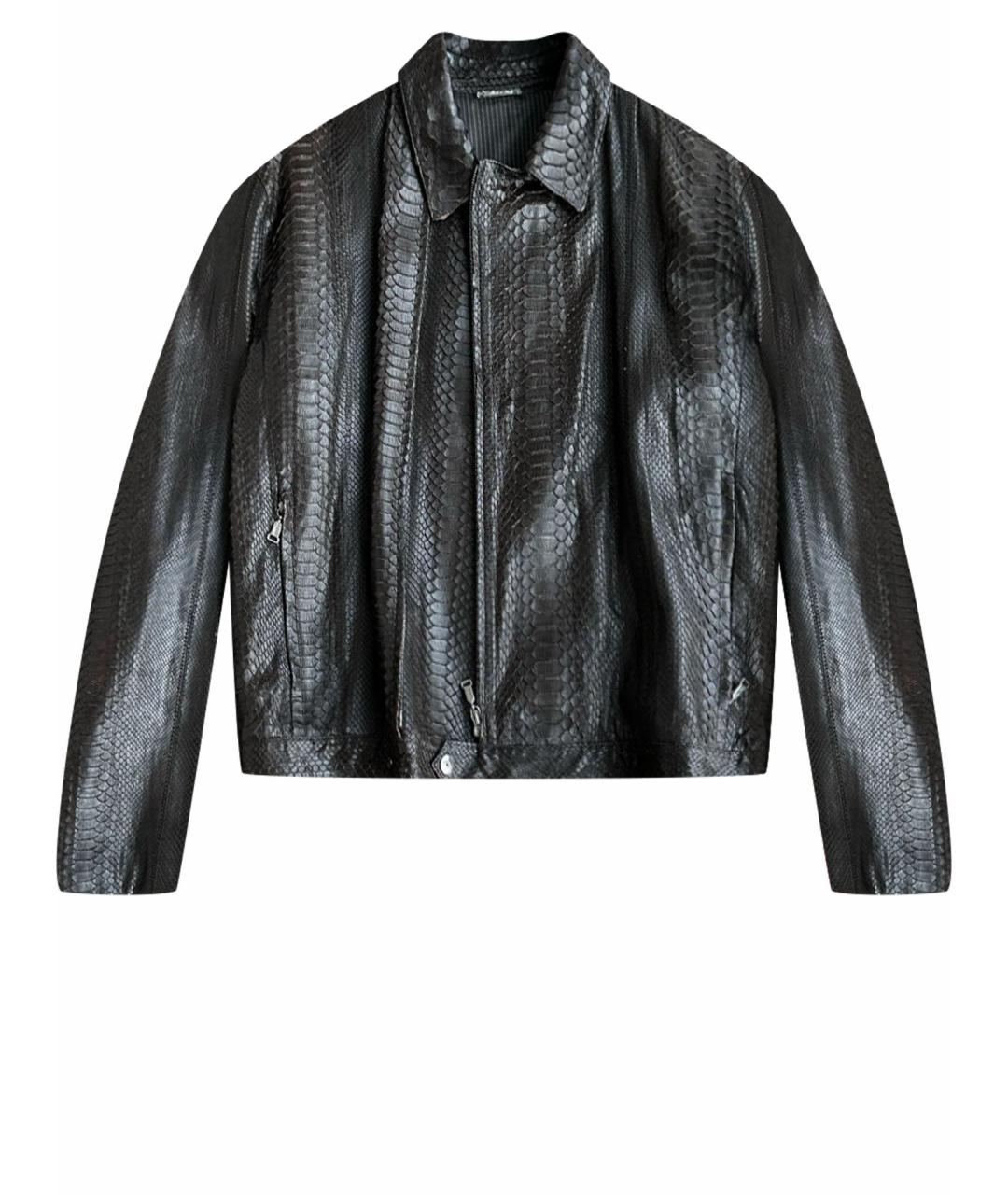 GIANFRANCO FERRE Коричневая куртка из экзотической кожи, фото 1