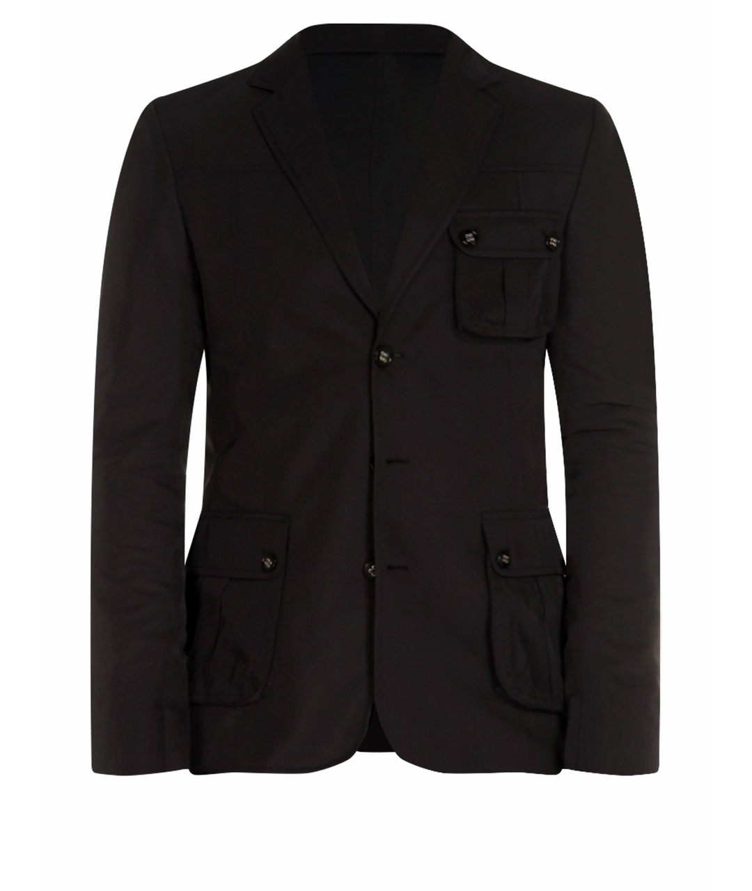 GIANFRANCO FERRE Черный полиэстеровый пиджак, фото 1