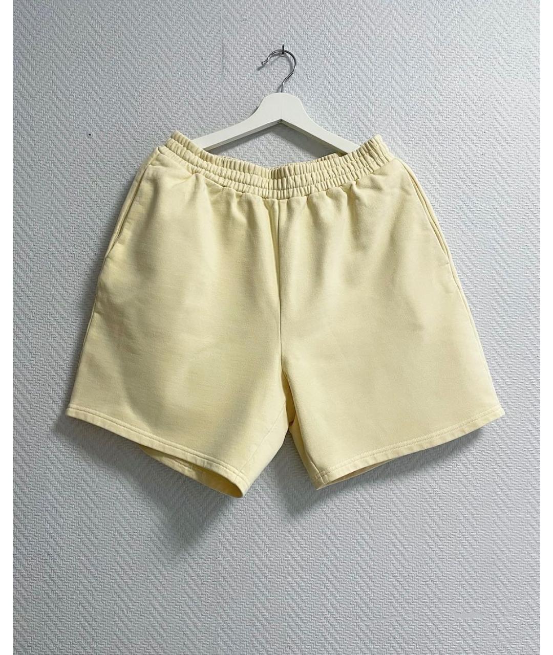 12 STOREEZ Желтые хлопковые шорты, фото 5