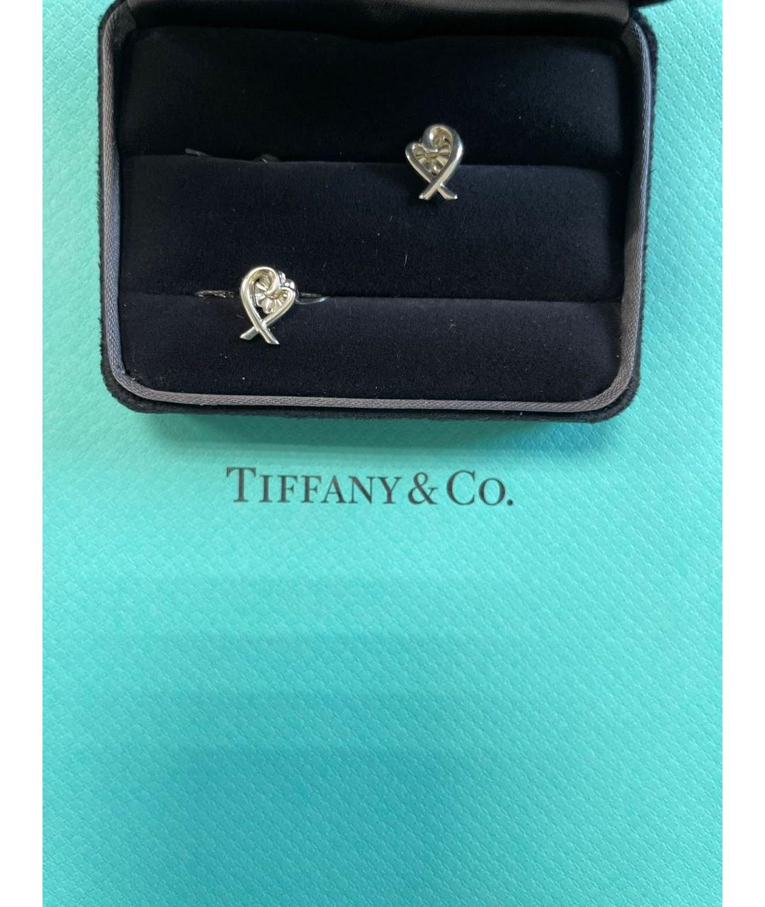 TIFFANY&CO Серебряные серебряные серьги, фото 3