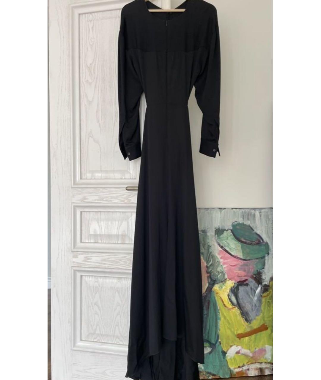 CHRISTOPHER ESBER Черное вискозное коктейльное платье, фото 2