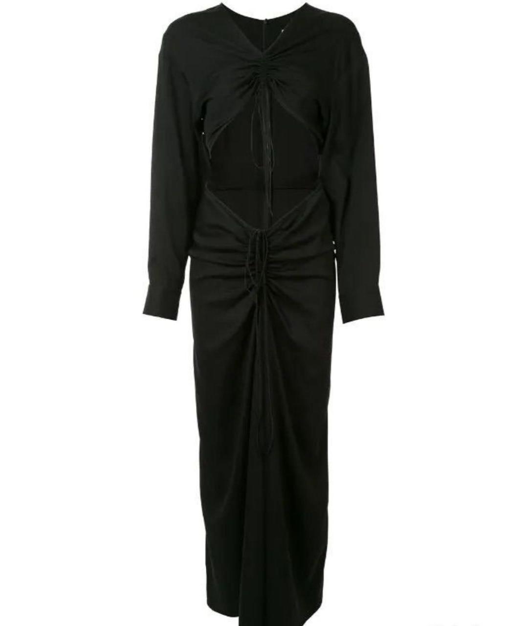 CHRISTOPHER ESBER Черное вискозное коктейльное платье, фото 1