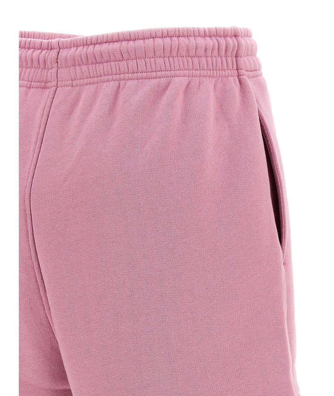 MAISON KITSUNE Розовые хлопковые шорты, фото 4