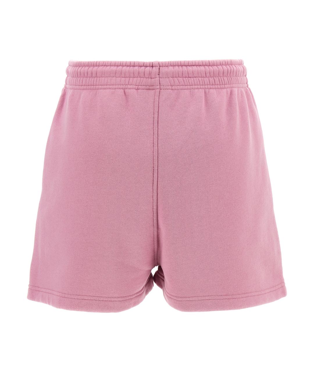MAISON KITSUNE Розовые хлопковые шорты, фото 2