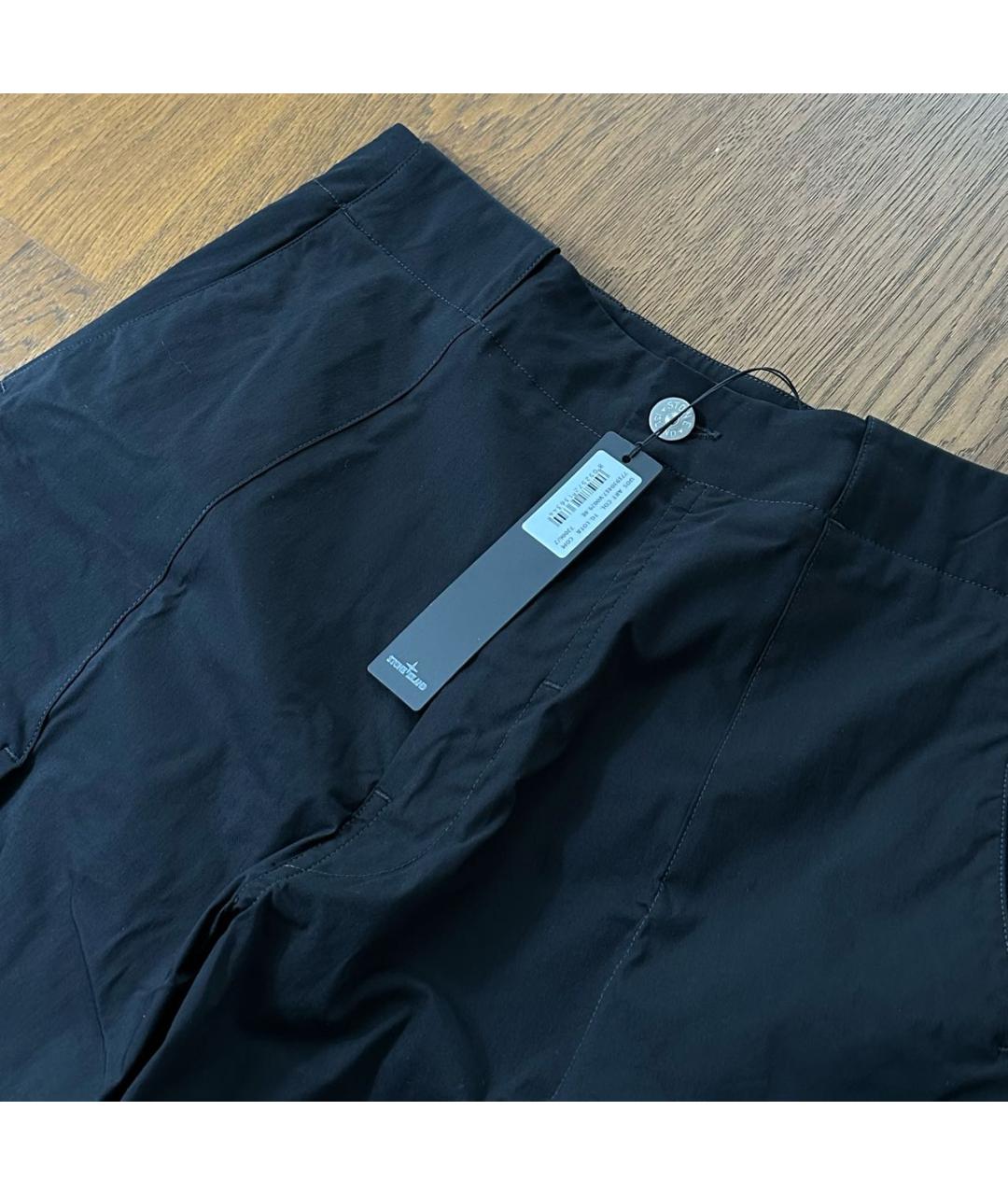 STONE ISLAND SHADOW PROJECT Черные хлопковые повседневные брюки, фото 4