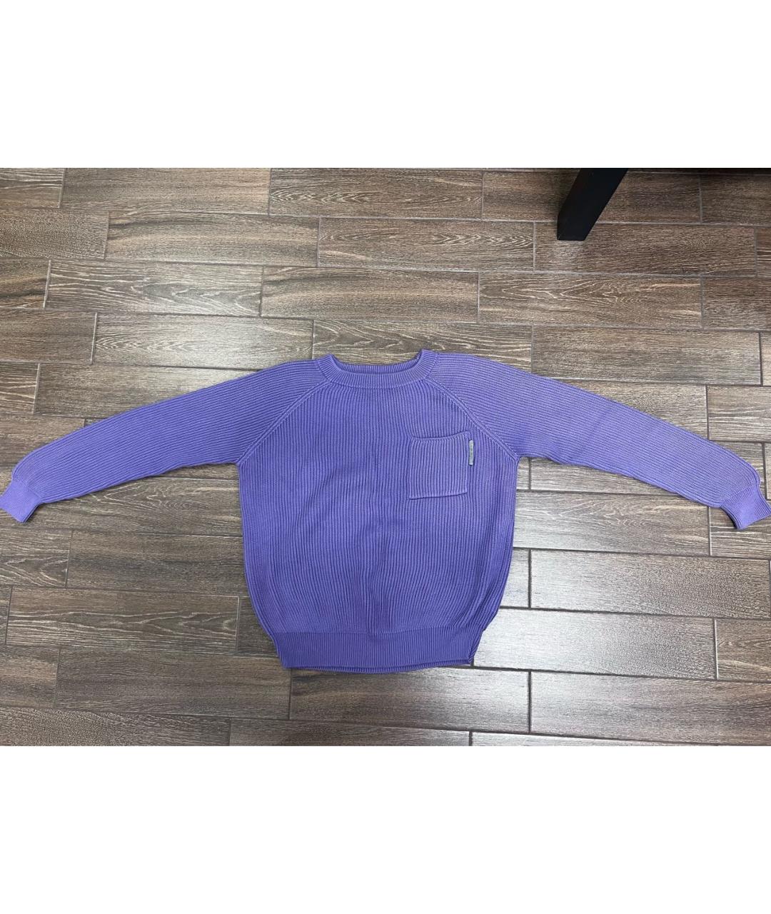 BRUNELLO CUCINELLI Фиолетовый хлопковый джемпер / свитер, фото 5