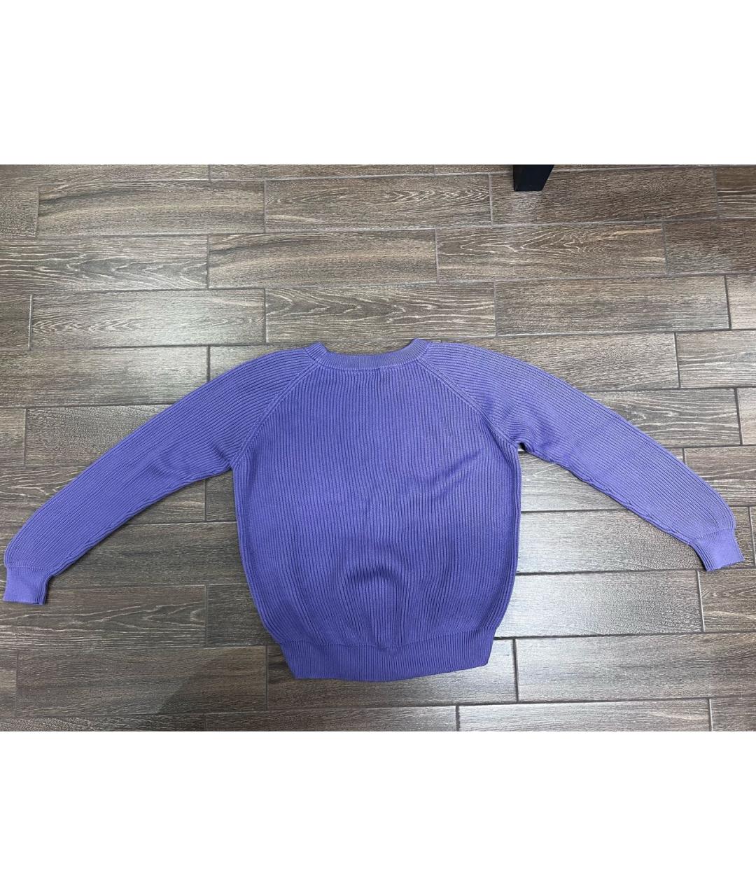 BRUNELLO CUCINELLI Фиолетовый хлопковый джемпер / свитер, фото 2
