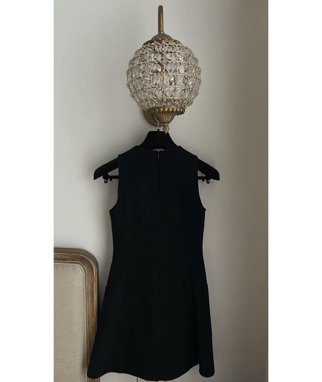 LOUIS VUITTON Черное шерстяное платье, фото 2
