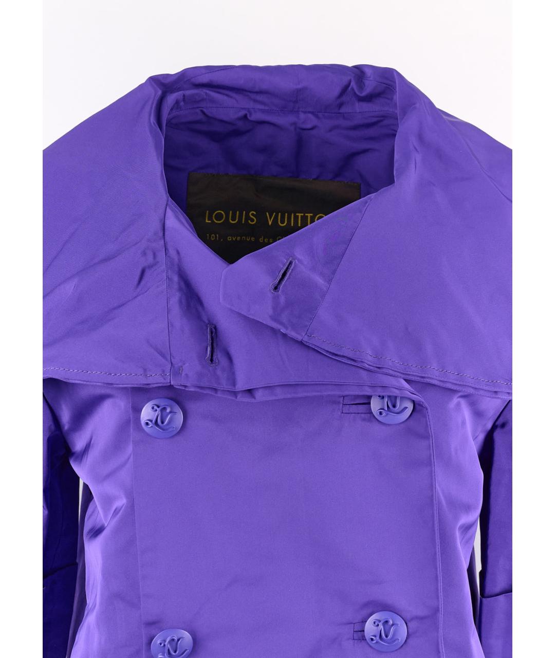 LOUIS VUITTON PRE-OWNED Фиолетовая полиэстеровая куртка, фото 4