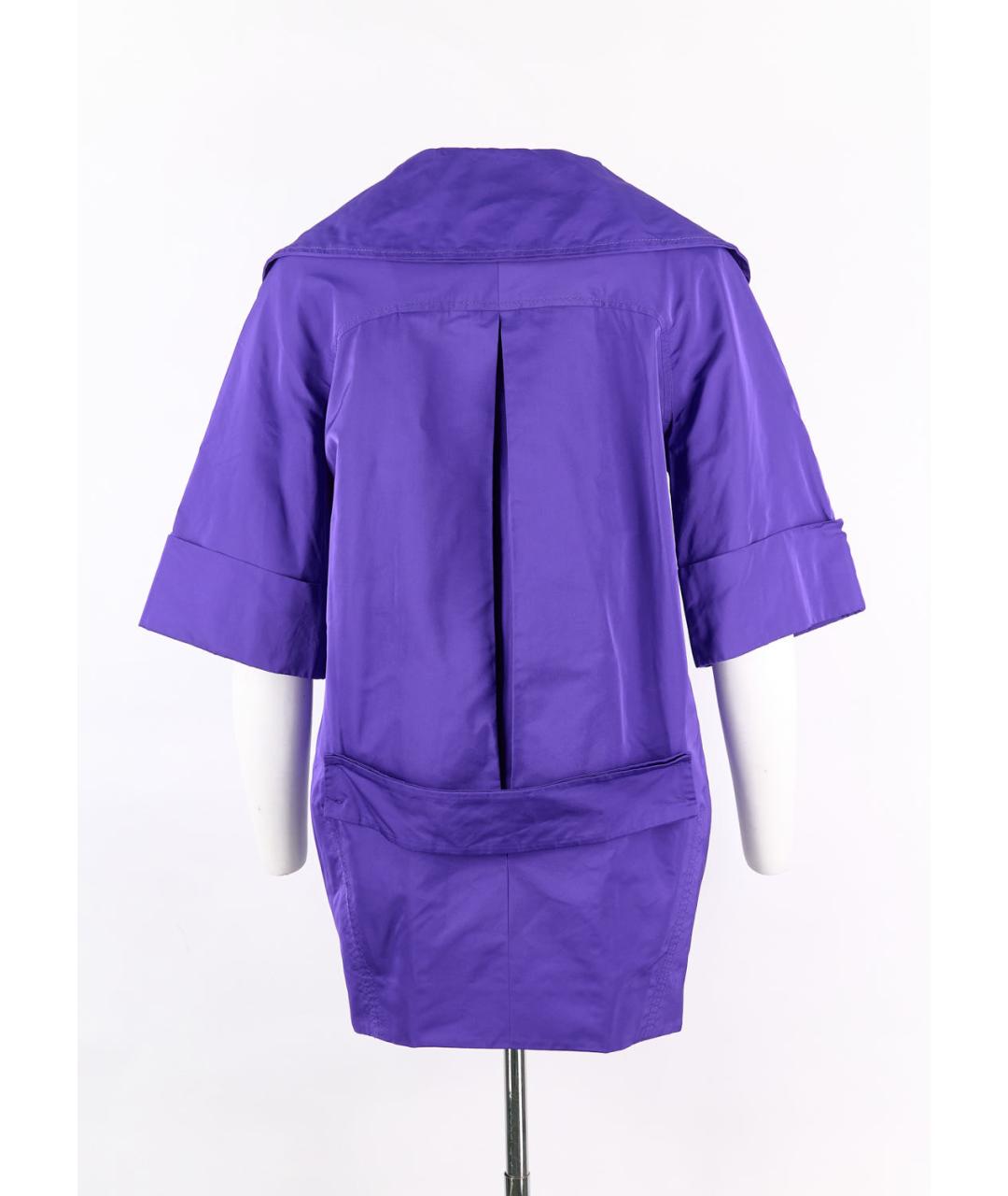 LOUIS VUITTON PRE-OWNED Фиолетовая полиэстеровая куртка, фото 2