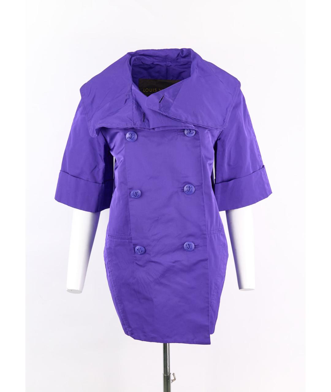 LOUIS VUITTON PRE-OWNED Фиолетовая полиэстеровая куртка, фото 5