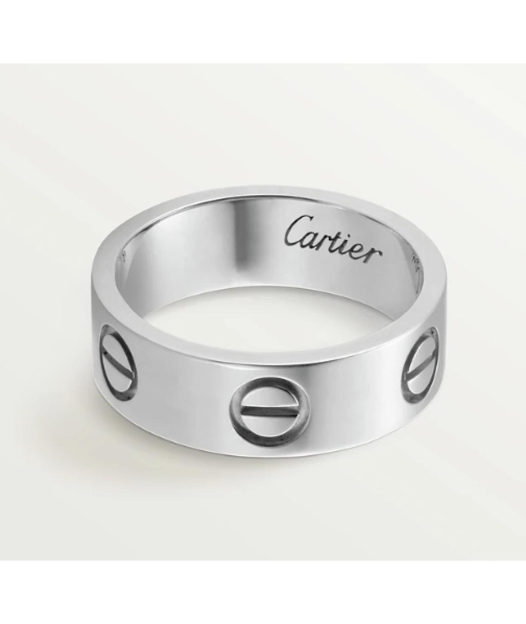 CARTIER Серебряное кольцо из белого золота, фото 6