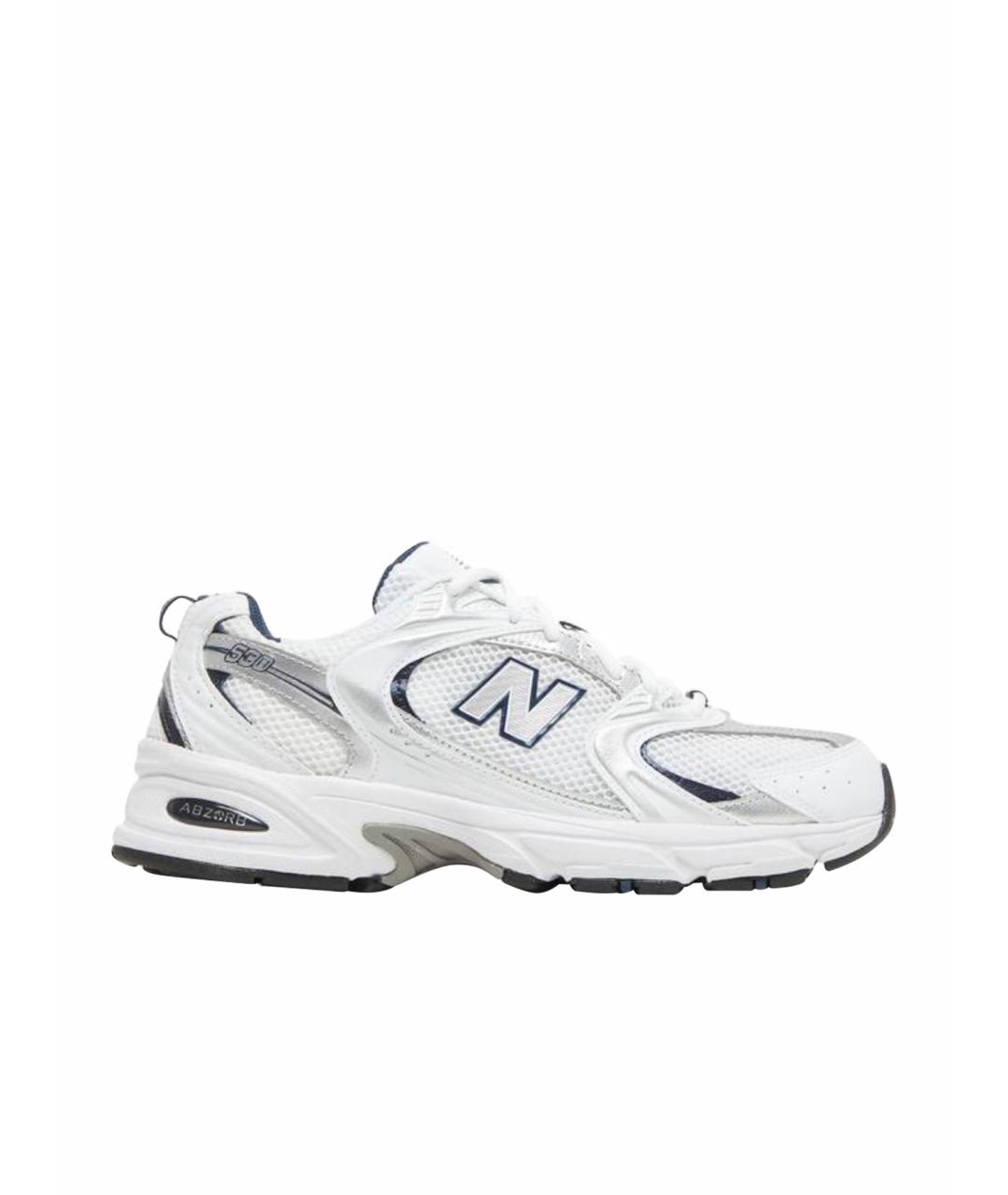 NEW BALANCE Темно-синие текстильные кроссовки, фото 1