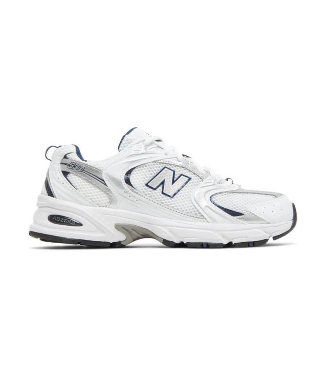 NEW BALANCE Темно-синие текстильные кроссовки, фото 5