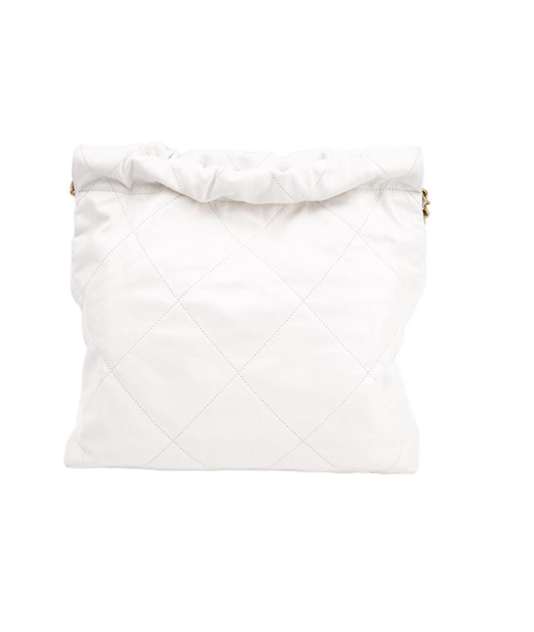 CHANEL PRE-OWNED Белая сумка через плечо, фото 3