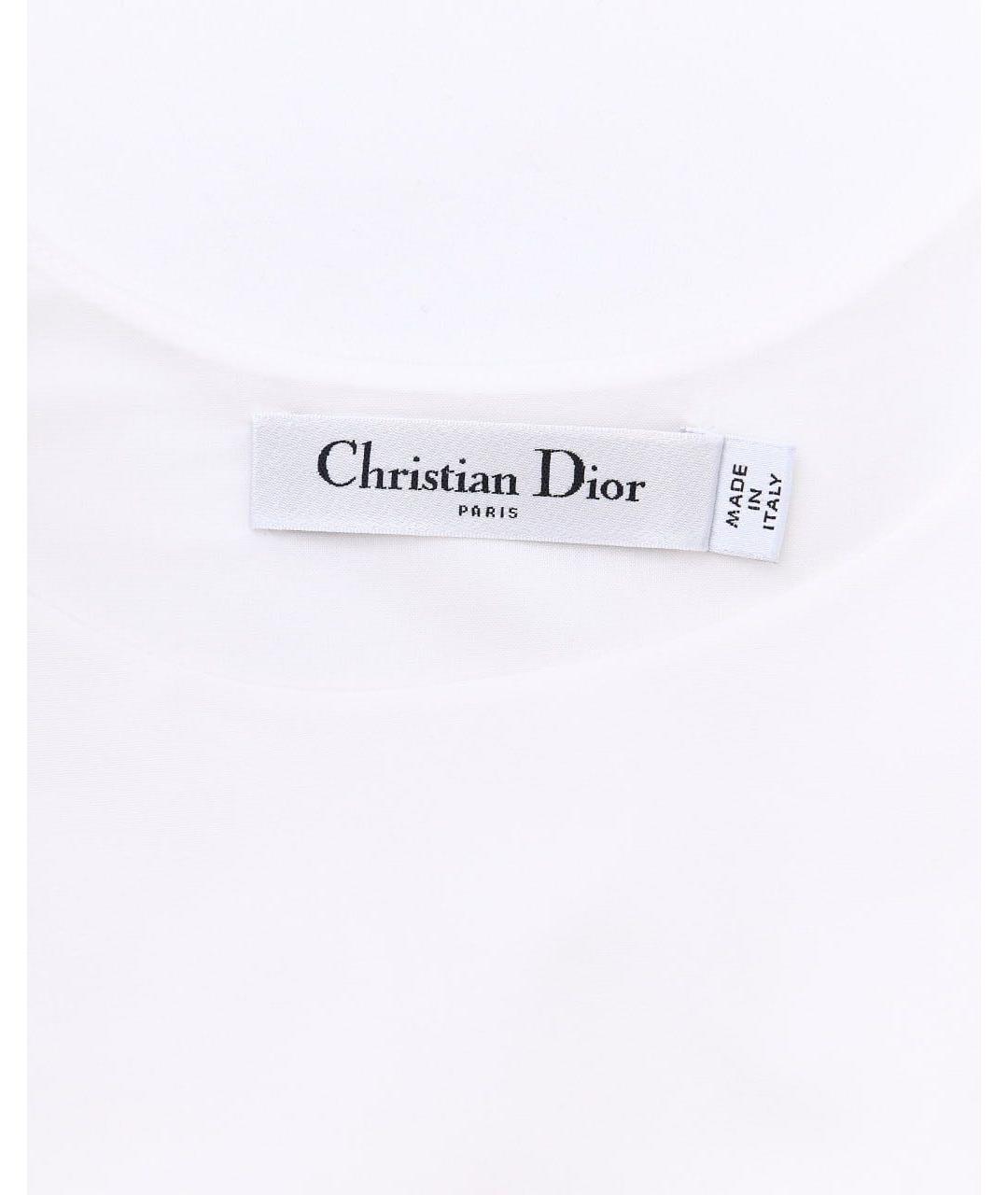 CHRISTIAN DIOR PRE-OWNED Белая блузы, фото 4