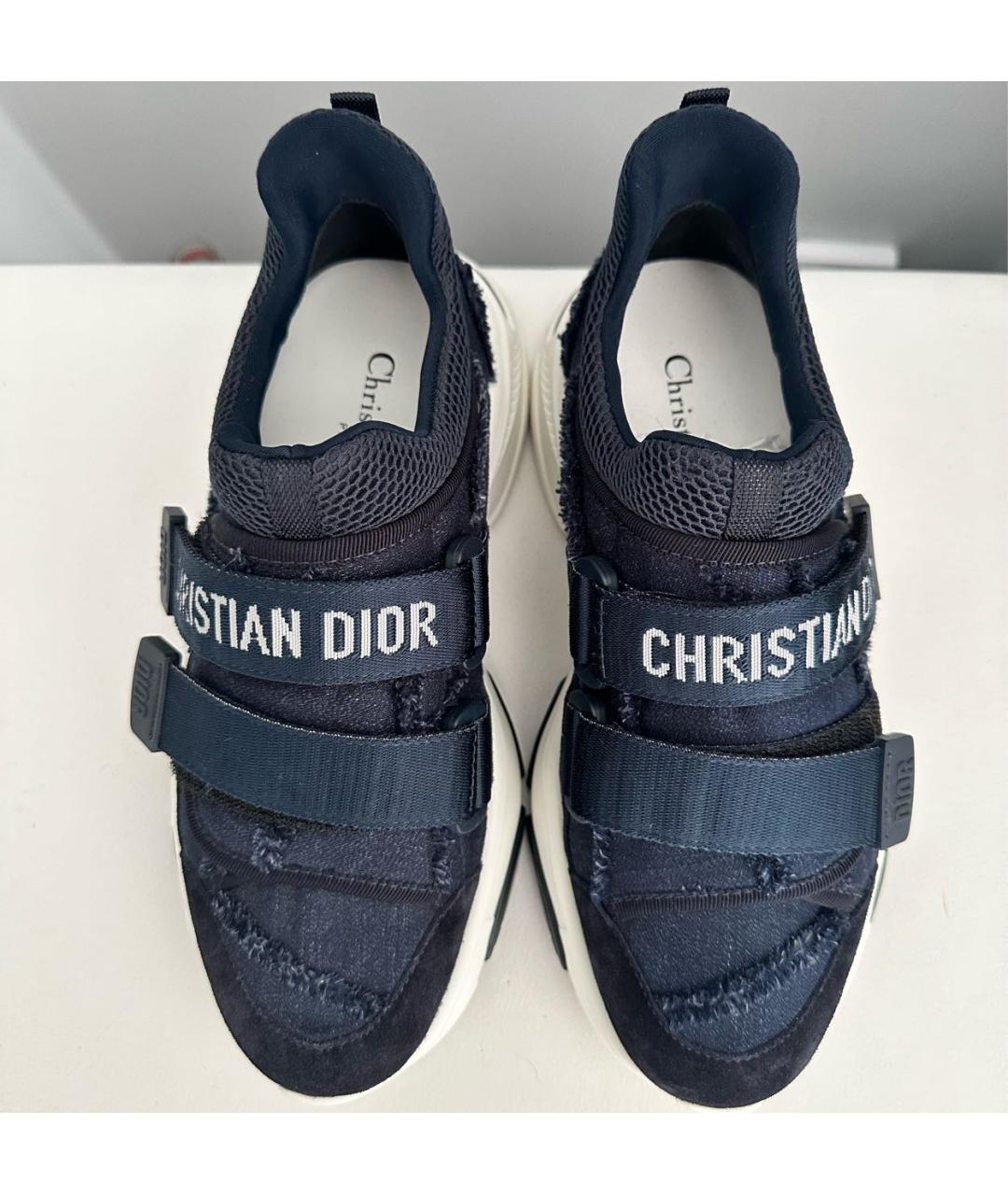 CHRISTIAN DIOR PRE-OWNED Темно-синие кроссовки, фото 4
