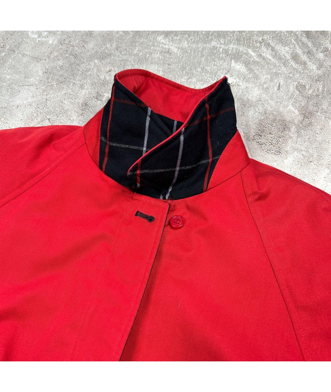 BURBERRY Красная шерстяная куртка, фото 5
